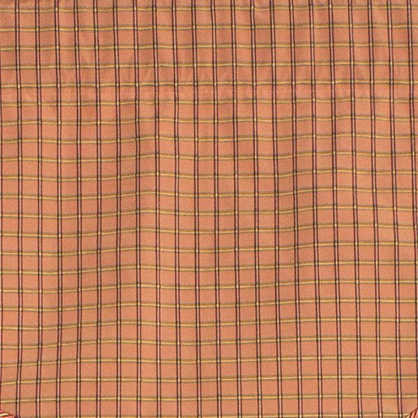 RLF Home Common Check Corded Cornice 100% Cotton with Fully Lined 3 Rod Pocket Valnance for Windows 50 x 17 Candy - 图片 4