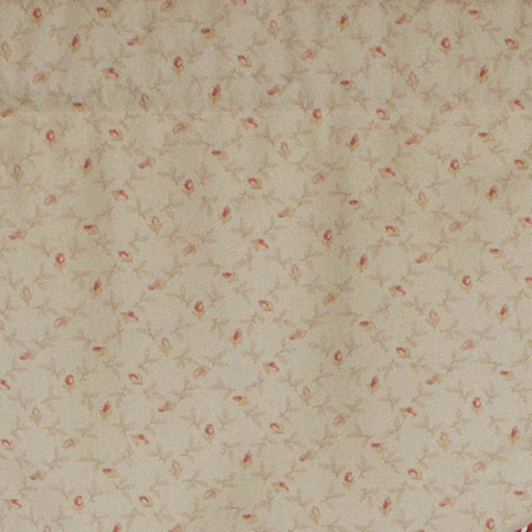 RLF Home Rosie Corded Cornice 100% Cotton with Fully Lined 3 Rod Pocket Valnance for Windows 50 x 17 Pink - 图片 4