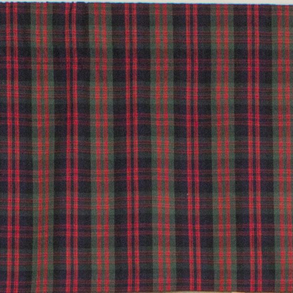 RLF Home Timeless Plaid Tailored 100% Cotton with Fully Lined 3 Rod Pocket Valnance for Windows 50 x 14 Multi - 图片 4