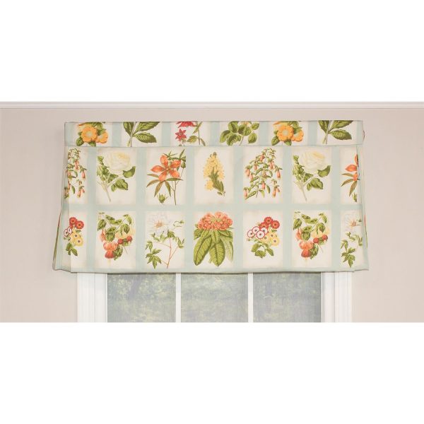 RLF Home Realistic Study Pleated  100% Cotton with Fully Lined 3 Rod Pocket Valnance for Windows 42 x 18 - 图片 7