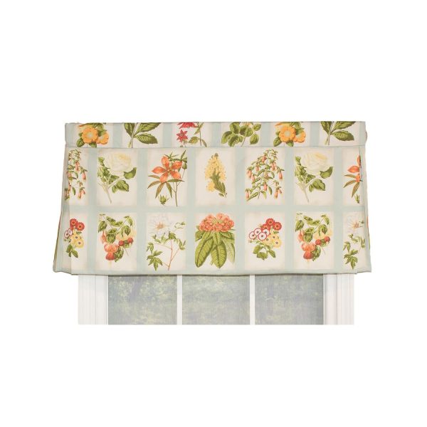 RLF Home Realistic Study Pleated  100% Cotton with Fully Lined 3 Rod Pocket Valnance for Windows 42 x 18 - 图片 6