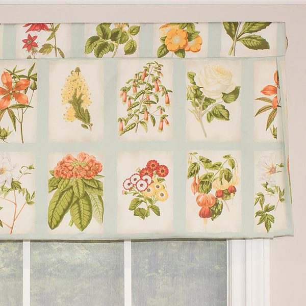RLF Home Realistic Study Pleated  100% Cotton with Fully Lined 3 Rod Pocket Valnance for Windows 42 x 18 - 图片 10