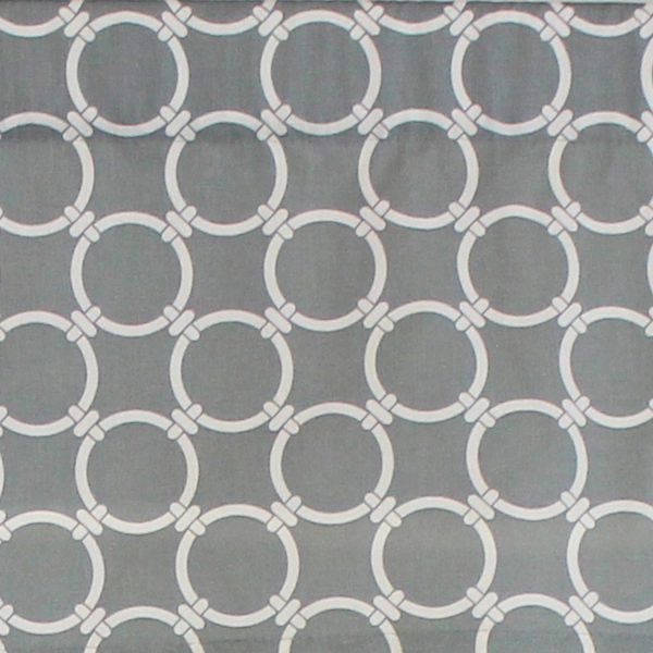 RLF Home Ringlets Tailored 100% Cotton with Fully Lined 3 Rod Pocket Valnance for Windows 50 x 14 Gray - 图片 4