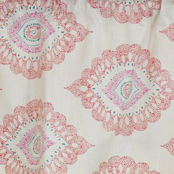 RLF Home Exquisite Tailored 100% Cotton with Fully Lined 3 Rod Pocket Valnance for Windows 50 x 14 Scarlet - 图片 4