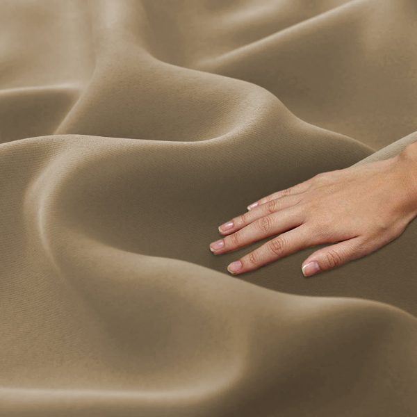 Pencil Pleat Blackout Curtains Beige - 图片 3