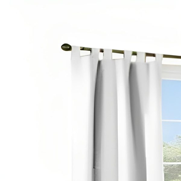 Commonwealth Thermalogic Weather Insulated Cotton Fabric Tab Panels Pair - White - 图片 4
