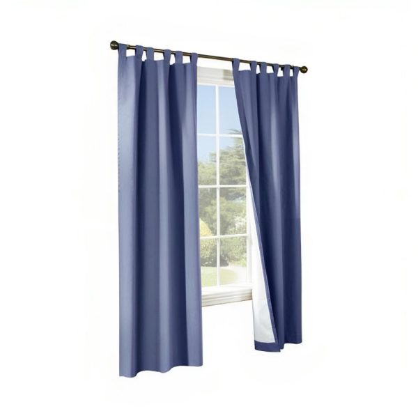 Commonwealth Thermalogic Weather Insulated Cotton Fabric Tab Panels Pair - Blue - 图片 2