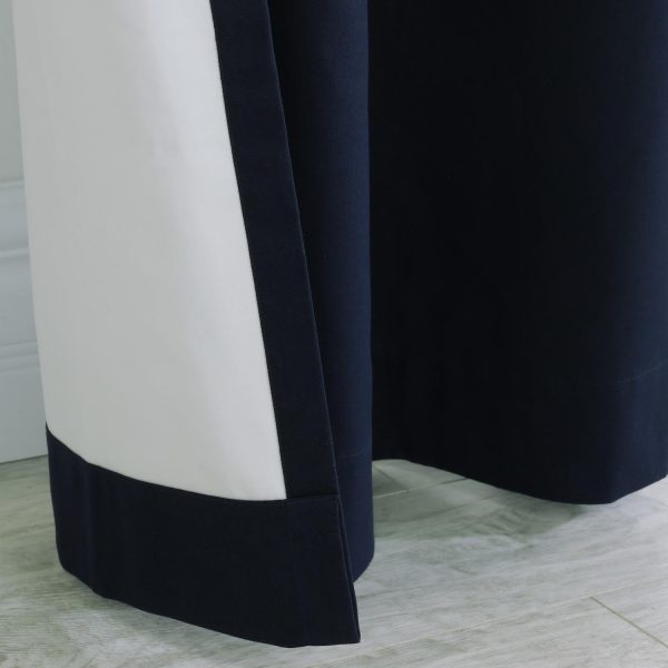 Thermalogic Weathermate Room Darkening UV Protection Tab Top Curtain Panel Pair for Windows Navy - 图片 9