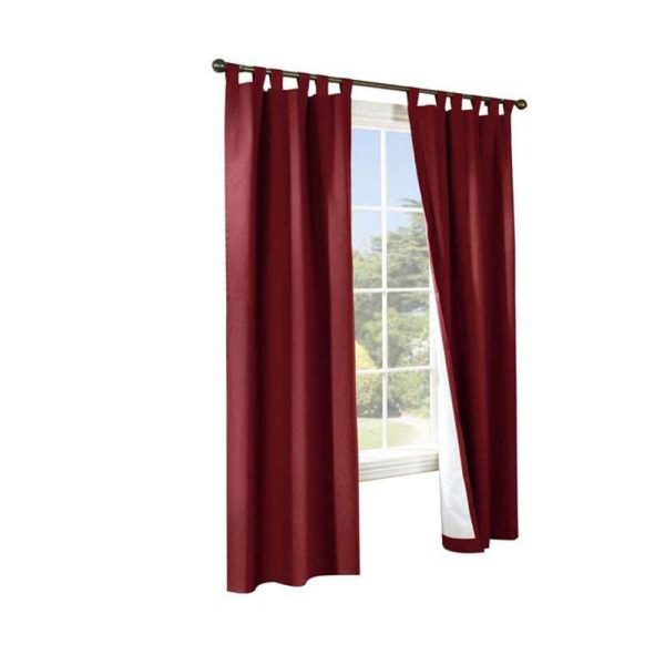 Commonwealth Thermalogic Weather Cotton Fabric Tab Panels Pair - 80x54 - 图片 2