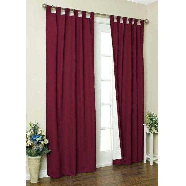 Commonwealth Thermalogic Weather Cotton Fabric Tab Panels Pair - 80x54 - 图片 3