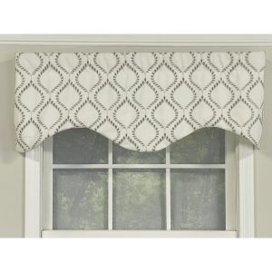 Go Getter Cornice 3 Rod Pocket Valance 50 x 17 Moonstone by RLF Home