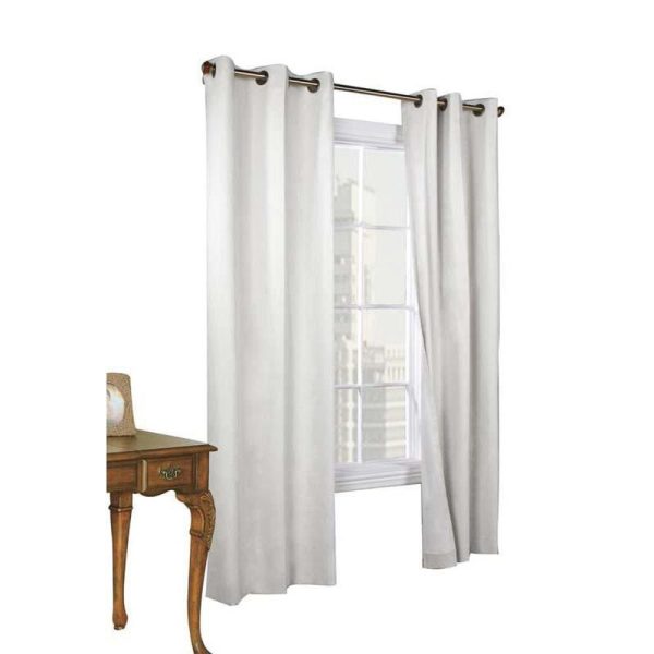 Commonwealth Thermalogic Weather Cotton Fabric Grommet Top Panel Pair - 80x63 - 图片 2