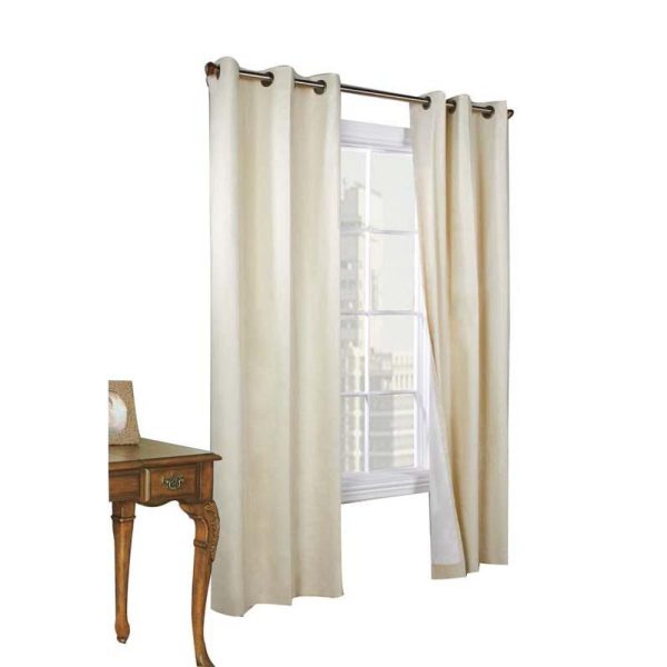 Commonwealth Thermalogic Weather Cotton Fabric Grommet Top Panel Pair - 80x63 - 图片 3