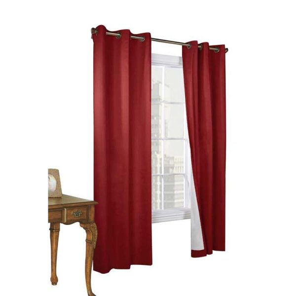 Commonwealth Thermalogic Weather Cotton Fabric Grommet Top Panel Pair - 80x54 - 图片 3
