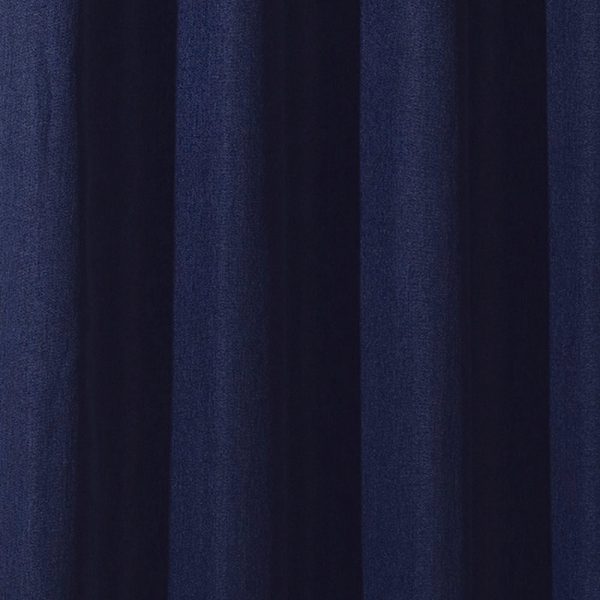 Thermalogic Cambridge Room Darkening Textured Fabric Created Dramatically Reduce Light Grommet Curtain Panel Navy - 图片 5
