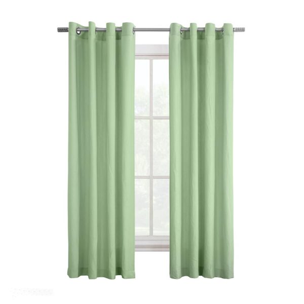 Habitat Harmony Light Filtering Soft and Relaxed Feel in Room Provide Privacy Grommet Curtain Panel Celadon - 图片 2