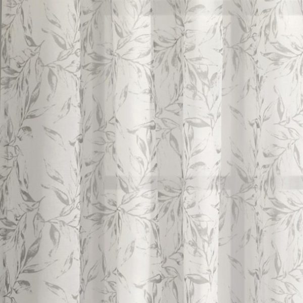 Habitat Jenny Light Filtering Grommet Curtain - Grey - 图片 3