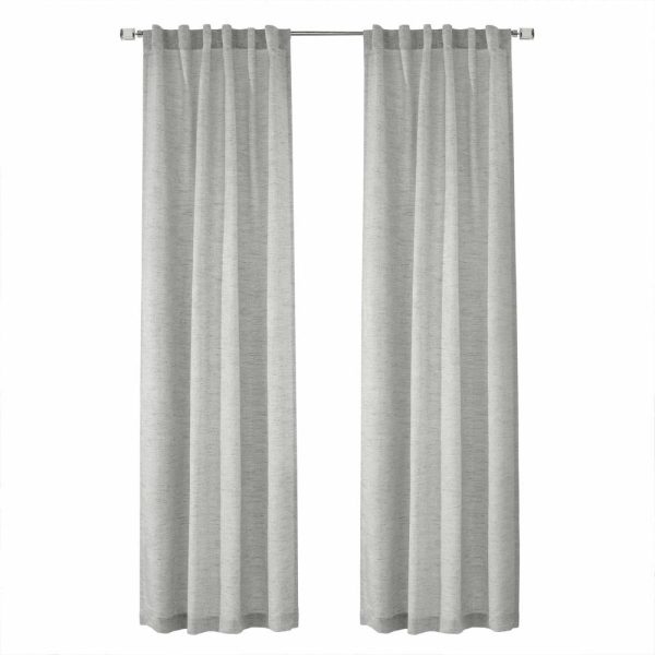 Commonwealth Legacy Danbury Light Filtering Dual Header Curtain - Silver