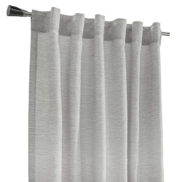 Commonwealth Legacy Danbury Light Filtering Dual Header Curtain - Silver - 图片 5