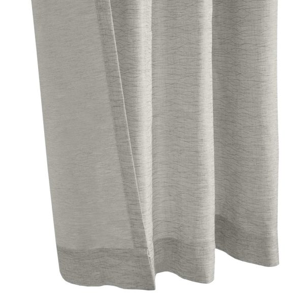 Commonwealth Legacy Danbury Light Filtering Dual Header Curtain - Silver - 图片 6