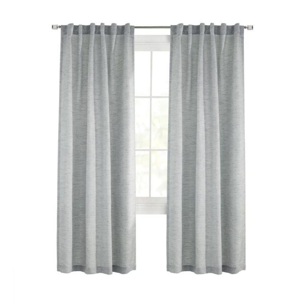 Commonwealth Legacy Danbury Light Filtering Dual Header Curtain - Blue - 图片 9