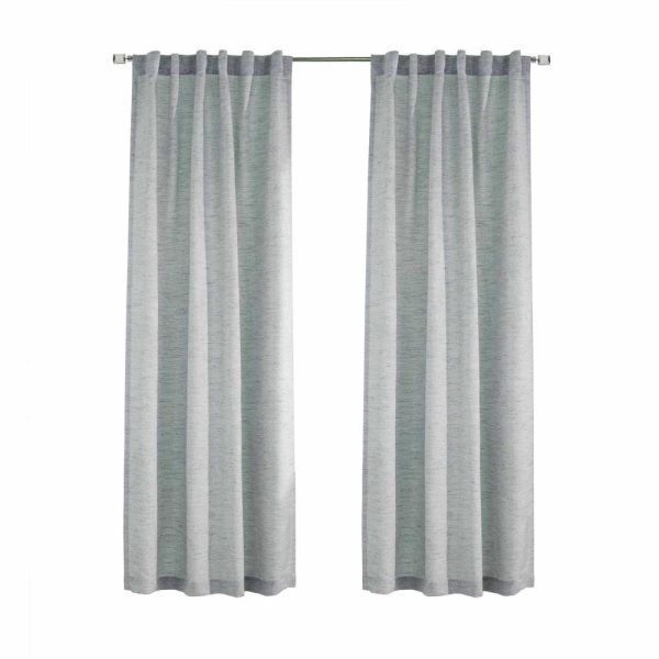 Commonwealth Legacy Danbury Light Filtering Dual Header Curtain - Blue