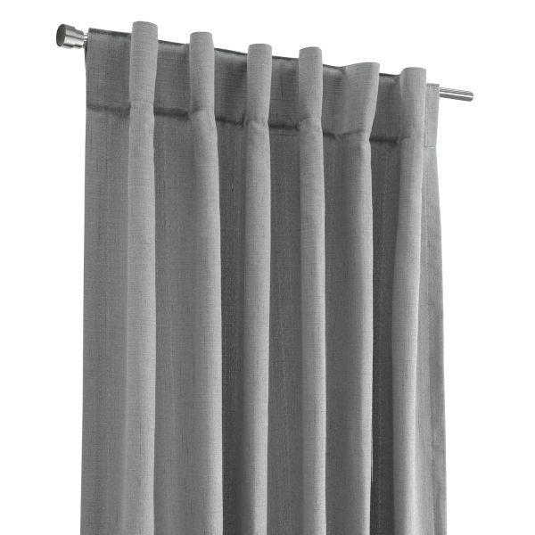 Habitat Mulberry Light Filtering Functional Dual Header Curtain Panel for Windows Grey - 图片 3