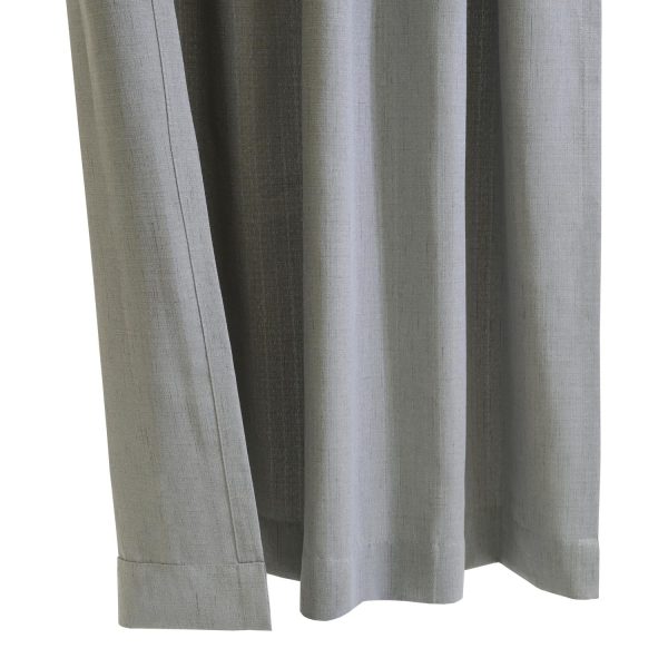 Habitat Mulberry Light Filtering Functional Dual Header Curtain Panel for Windows Grey - 图片 4