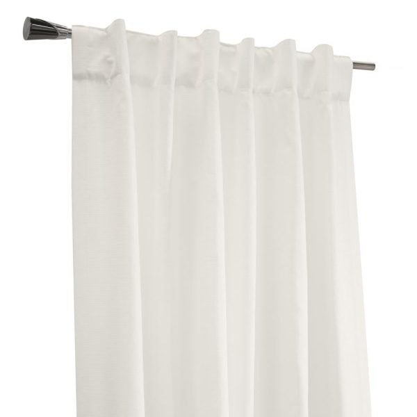 Habitat Mulberry Light Filtering Back Tab Curtain - White - 图片 4
