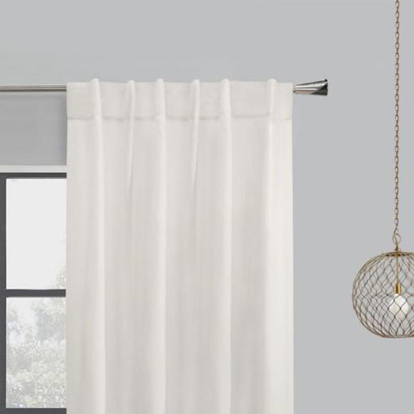 Habitat Mulberry Light Filtering Back Tab Curtain - White - 图片 9