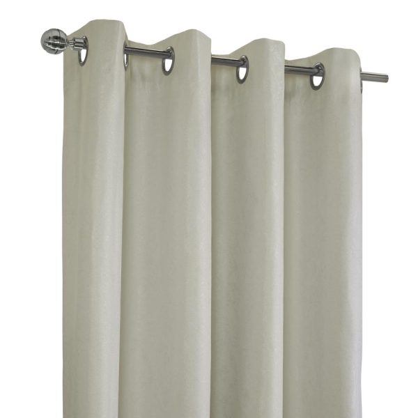 Thermaplus Vigo Blackout Provide Absolute Privacy Cost Cutting Benefits Grommet Curtain Panel Off-white - 图片 3
