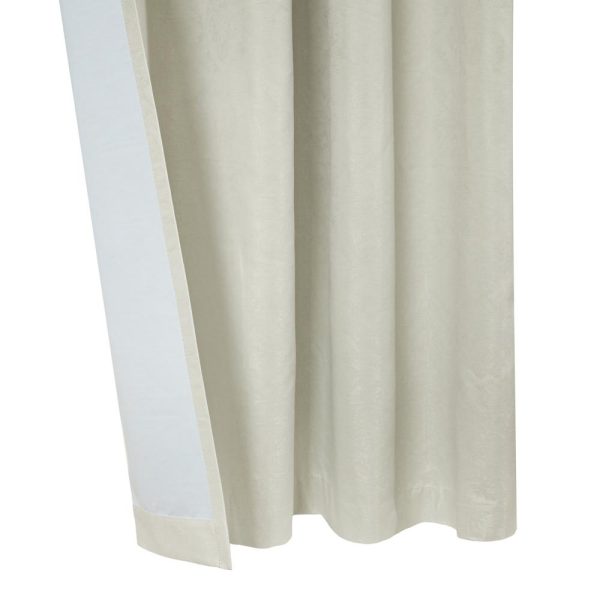 Thermaplus Vigo Blackout Provide Absolute Privacy Cost Cutting Benefits Grommet Curtain Panel Off-white - 图片 4