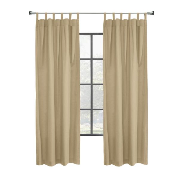 Thermalogic Weathermate Topsions Room Darkening Blocks Some Light Curtain Panel Pair Khaki - 图片 2