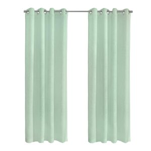 Habitat Boucle Sheer Premium Stylish and Functional Grommet Curtain Panel Surf Spray