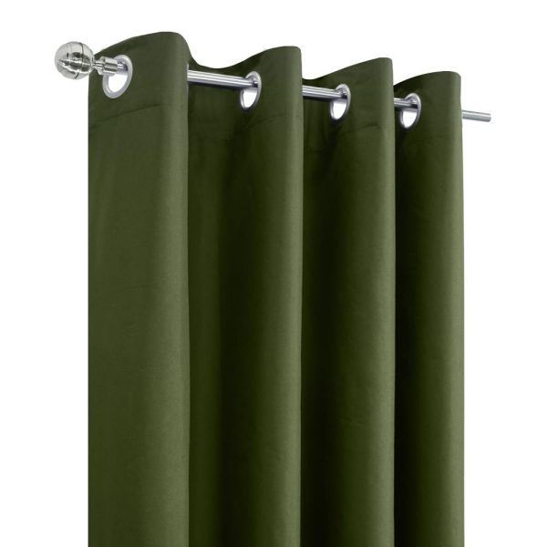 Thermaplus Alpine Blackout Premium Stylish and Functional Grommet Curtain Panel Olive - 图片 10