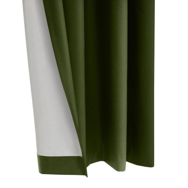 Thermaplus Alpine Blackout Premium Stylish and Functional Grommet Curtain Panel Olive - 图片 12