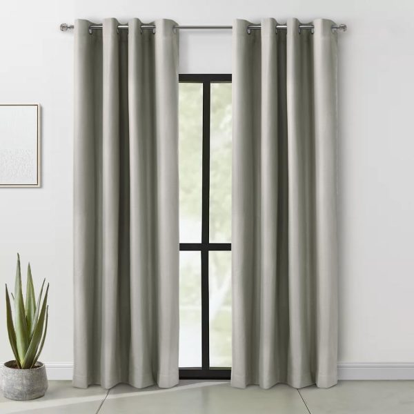 Thermaplus Alpine Blackout Premium Stylish and Functional Grommet Curtain Panel Light Grey - 图片 7