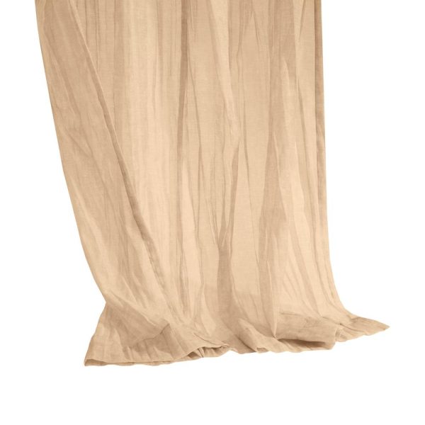 Habitat Paloma Sheer Dual Header Stylish and Functional Curtain Panel Apricot - 图片 15