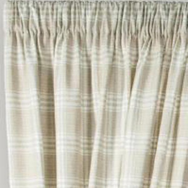 Ellis Curtain Bartlett Unlined 2-Piece Window Curtain Tailored Panels Pair With Ties - 90x63 - 图片 3