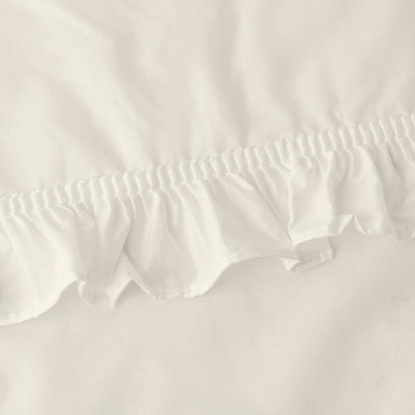 Classic Narrow Ruffle Rod Pocket Curtain Panels Natural by Ellis Home - 图片 11