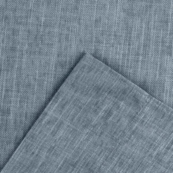 Ellis Curtain Lisa Solid Poly Cotton Duck Fabric Tailored Panel Pair with Ties Dusty Blue - 图片 9