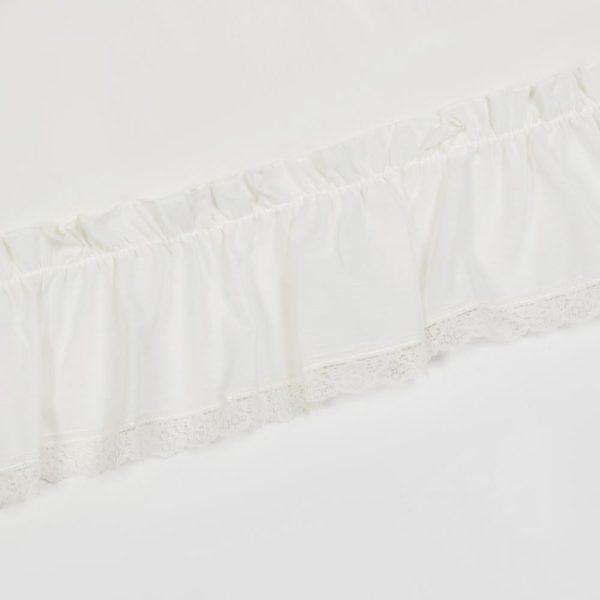 Ellis Curtain Madelyn Ruffled Victorian 1.5 Rod Pocket Valances for Windows 60 x 16 Natural - 图片 4