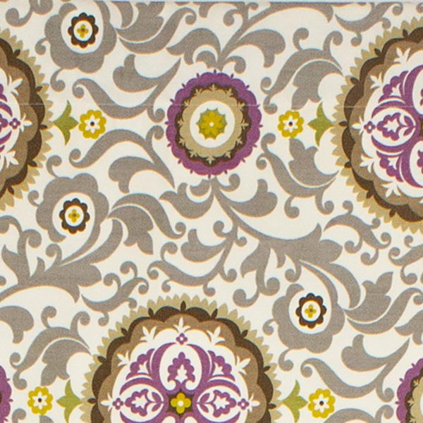 RLF Home Celestial Cornice 100% Cotton with Fully Lined 3 Rod Pocket Valnance for Windows 50 x 17 Sterling - 图片 4