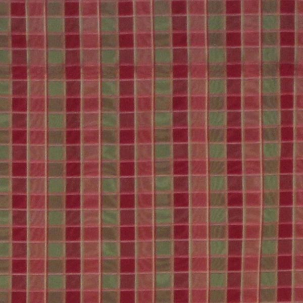 RLF Home Gabriel Check Cornice 100% Cotton with Fully Lined 3 Rod Pocket Valnance for Windows 50 x 17 Grape - 图片 4