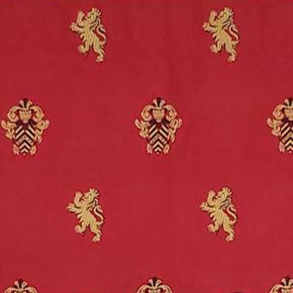 RLF Home Modern Design Classic Medieval Regal Valance  50 x 17 Vermillion Red - 图片 4