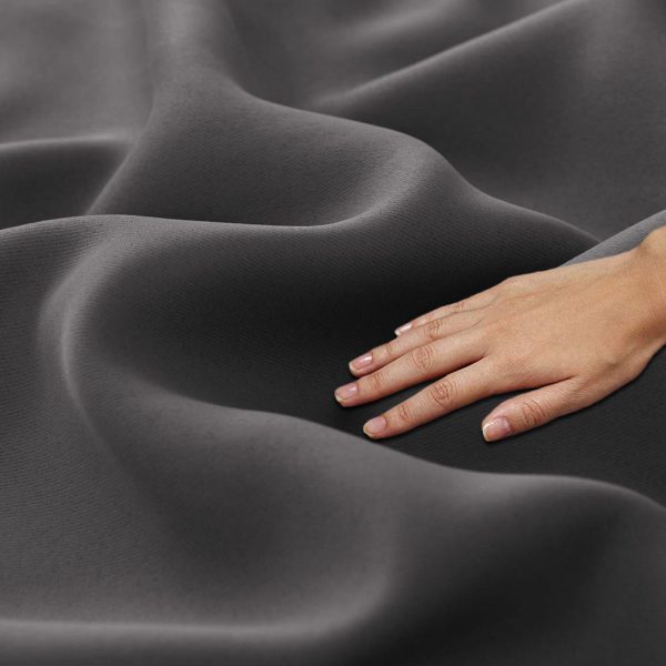 Blackout Thermal Pencil Pleat Curtains Grey - 图片 4