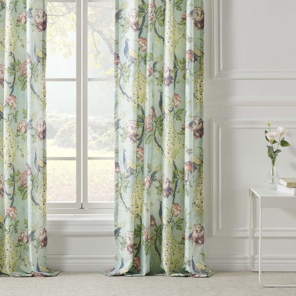 Pavona Enchanted Garden Curtain Panels with Tiebacks 84 by Greenland Home Fashions - 图片 4