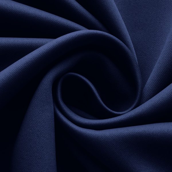 Pencil Pleat Blackout Curtains Navy - 图片 3