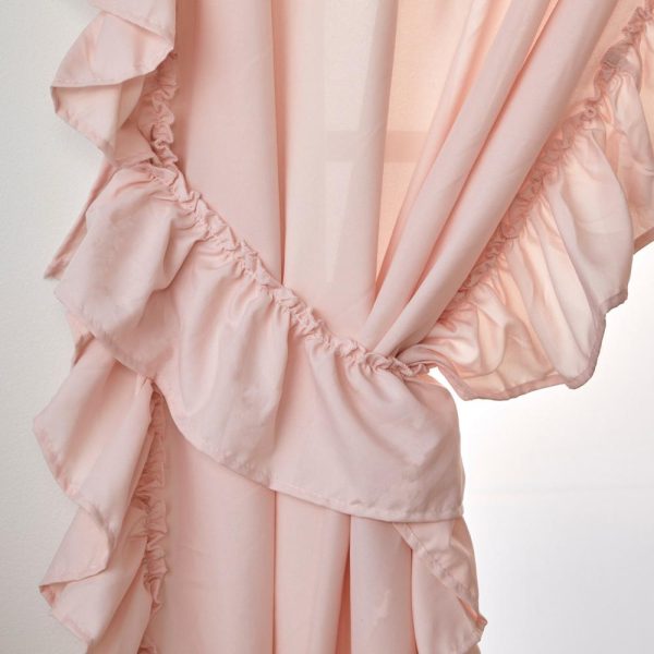 SKL Home By Saturday Knight Ltd Sarah Window Curtain Panel Pair - 2-Pack - Blush - 图片 3