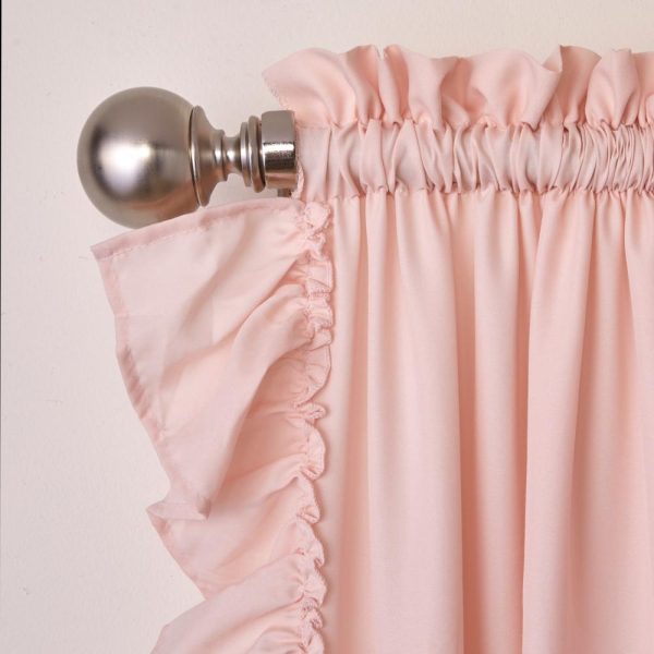 SKL Home By Saturday Knight Ltd Sarah Window Curtain Panel Pair - 2-Pack - Blush - 图片 4